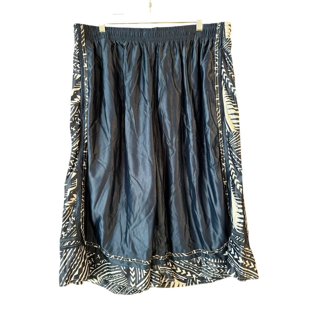 Choice Apparel Men's Blue & White Drawstring Basketball Shorts Size 4XL New